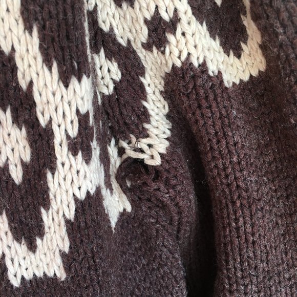 🇨🇦 Vintage Roots knitted long sweater jacket, sz s - Roots Canada - Picture 5 of 6